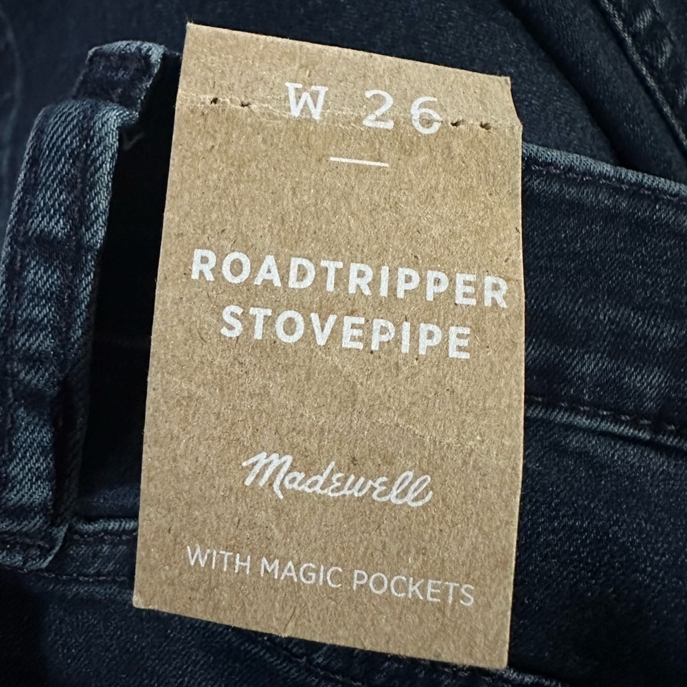 Madewell Stovepipe High Rise Jeans Larchley Wash Size 26 - Picture 11 of 14